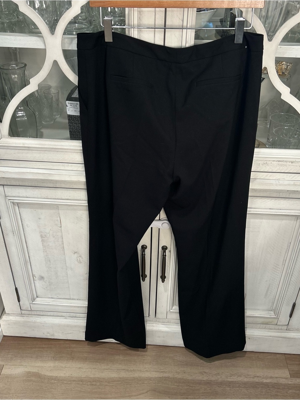 Calvin Klein Black Dress Pants Women’s Size 12 Career Office Stretch Trousers - Picture 5 of 8